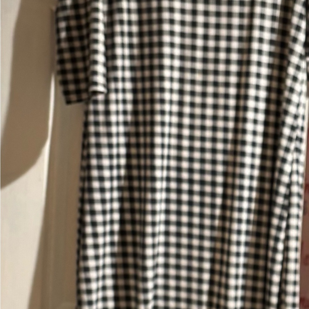 Black and White Checkered Dress